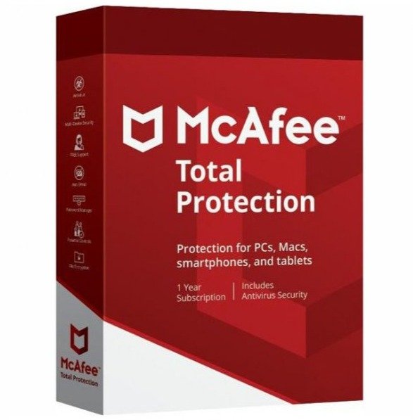 McAfee Total Protection (2023) 1 zariadenie 1 rok - McAfee - LicenceX.sk