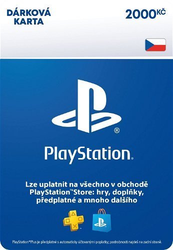 PlayStation Store - Darčeková karta (kredit) 2000 € (SK) - Playstation - LicenceX.sk