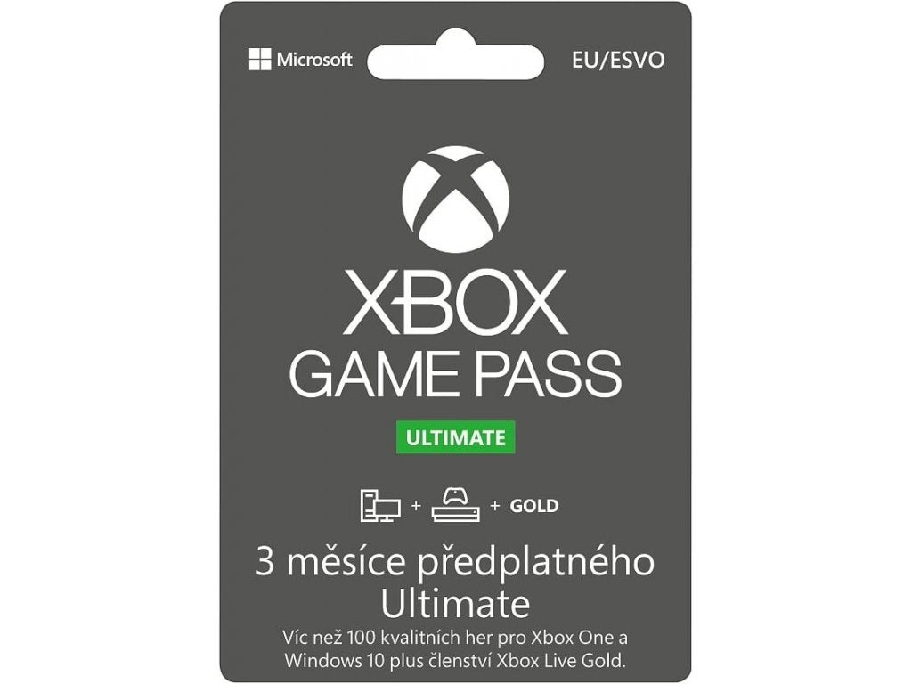 Xbox Game Pass Ultimate na 3 mesiace (EU) - Microsoft - LicenceX.sk