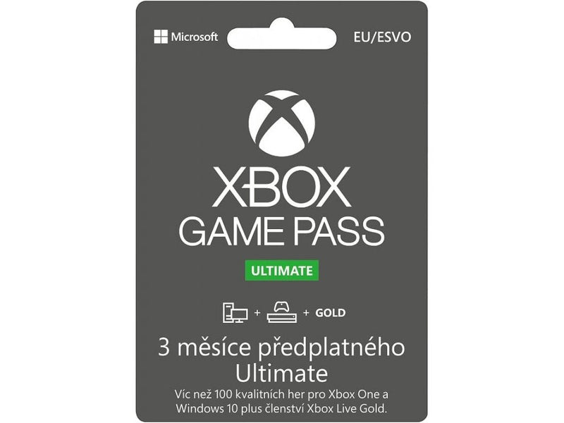Xbox Game Pass Ultimate na 3 mesiace (EU) - Microsoft - LicenceX.sk